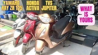 2024 Yamaha Ray ZR 125 Honda Activa 110 TVS Jupiter 110 | Scooter Segment Most Demanded@caarnavtech