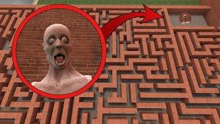 What is SCP-096 doing in the maze of Garry's Mod?