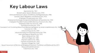 Labour Laws and Statutory Compliances made easy - learn Human Resources