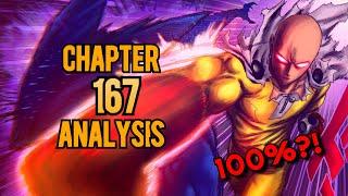 SAITAMA 100% POWER REVEALED?! + NEW SERIOUS MOVES! - One Punch Man Chapter 167 Analysis & Breakdown