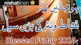 Nishat linen winter sale 2024 / Nishat linen  Blessed  Friday Saale Alert  