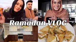 VLOG: Ramadan Week in the life as a Married Couple + Make Afghan Bolani with my MIL, & Taraweeh!