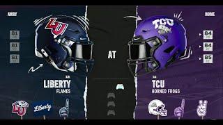 CFB REIMAGINED 2024 Season Week 14 - #13 Liberty (10-1) @ #11 TCU  (8-3)