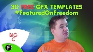 30 new FREE GFX Templates - TreatStudios - #FeaturedOnFreedom