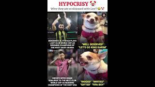 Hypocrisy at its Peak️#football#messi#leomessi#benzema#realmadrid#barcelona#intermiami#mls#barça