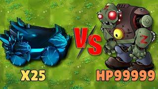 PVZ Fusion Challenge! - 25 Fusion Plants Vs Ultra Mecha Gargantuar 99999HP + Extra, Who Will Win ?