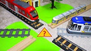 Nahverkehrszug Regio Express Spielzeugbahn, Berliner Straßenbahn und Dickie Toys City Liner Tram