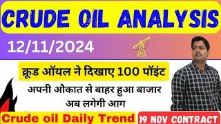 क्रूड ऑयल में हो गया खेल !! crude oil live trading analysis !! crude oil technical analysis