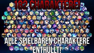 182 CHARAKTERE! Dragonball Sparking Zero KOMPLETTES ROSTER enthüllt!