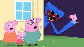 Escape! Nightmare Huggy Wuggy VS Peppa Pig | Scary Peppa Pig Animation