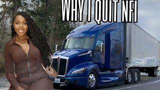 Why I quit a high paying trucking job nfi️️