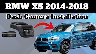 BMW X5 Thinkware U3000 Dash Camera Installation with wires hidden : 2014 - 2018