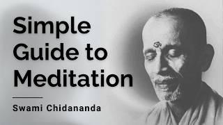 ‍️ Divine Connection: A Guide to Deep Meditation by Swami Chidananda