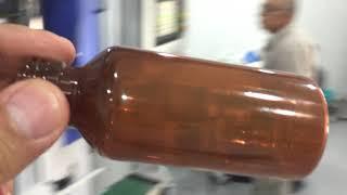 Making 100 ML Amber syrup bottle