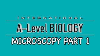 A-Level Biology: Microscopy Part 1; Units, magnification & resolving power