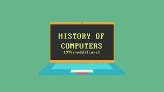 History of computers - A Timeline