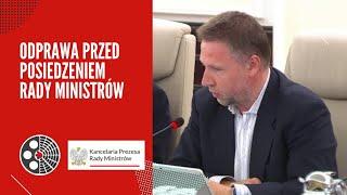 Marcin Kierwiński: Odprawa przed posiedzeniem Rady Ministrów