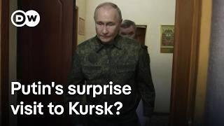 What's behind Putin's first visit to Kursk since Ukraine's incursion into the region? | DW News