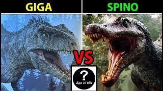 Giganotosaurus VS Spinosaurus JP3, con nào sẽ thắng 161 #ConNaoSeThang #bancobiet