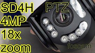 Powerful PTZ/18x Zoom security cam from Foscam.