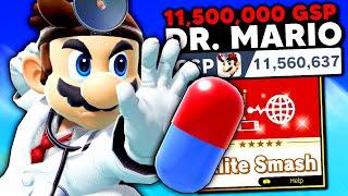 This is what an 11,500,000 GSP Dr. Mario looks like in Elite Smash