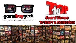 Top 15 Board Games to Start a Game Collection with the Game Boy Geek