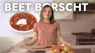 How to make Hearty Beet Borscht: A Comforting Fall Soup Recipe