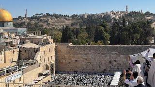 Birchas Kohanim Mussaf at the Kosel Sukkos 2024 (Birkat Kohanim at the Kotel 2024) Spatial Video