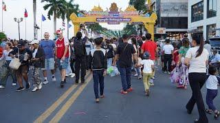 Water Festival (BON OM TOUK)2024 - Crowds Happy To Visit Racing Boat In Water Festival @Royal Palace