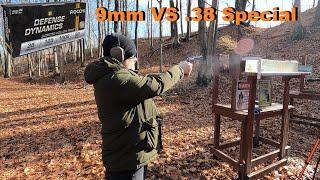 9mm VS .38 Special - Fiocchi Defense Dynamics