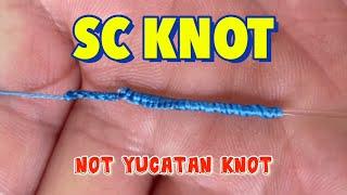 SC knot lots of casting test. How to tie SC knot not yucatan knot. Easier than Fg knot!!