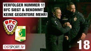 Eiskalter BFC! 5. Spiel in Folge ohne Gegentor: BFC Dynamo - Chemie Leipzig | Regionalliga Nordost