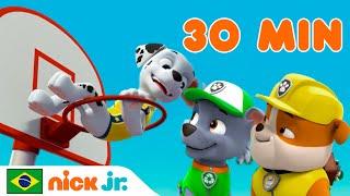 Patrulha Canina | 30 minutos da Patrulha Canina salvando o dia | Nick Jr. em Português