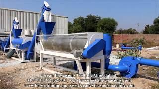 1000 KG/HR Plastic Recycling Washing Line