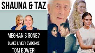 Meghan’s GONE! Multiple MASK Slips @ INVICTUS? Tom BOWER, Baldoni BLAKE Lively UPDATE! #ShaunaandTaz