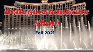 Bellagio Fountains Show Las Vegas | Bellagio Hotel | Fall 2021