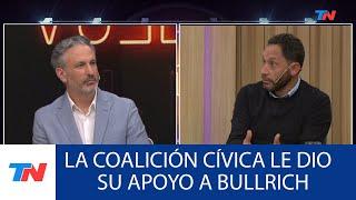 LA COALICIÓN CÍVICA LE DIO SU APOYO A BULLRICH