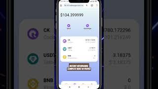 instant Withdrawal Airdrop #crypto #binance #viral #shorts