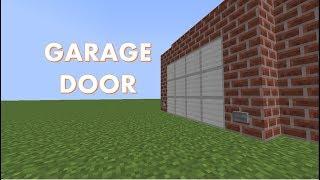 How to Make a Working Garage Door | Minecraft Tutorial