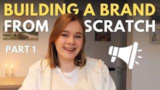 BUILDING A BRAND FROM SCRATCH PART 1 Graphic Design Freelance Self Branding | Brand Strategy Process