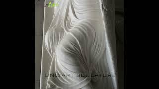 white marble sleeping angel statue for garden decoration.