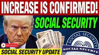 BREAKING NEWS! Social Security INCREASE Confirmed | SSI SSDI Payments | Social Security Update