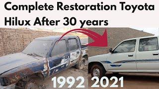 Restoration Of Toyota Hilux Double Cabin after 30 years Hilux Restoration