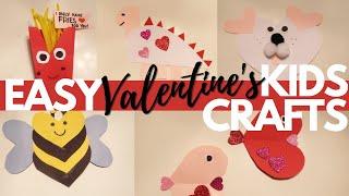 EASY KIDS VALENTINE'S DAY CRAFTS | VALENTINE'S DAY  CRAFT IDEAS | VALENTINE'S DAY  CRAFTS FOR KIDS