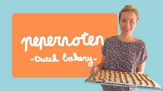 how to make pepernoten (kruidnoten)
