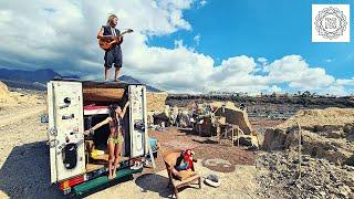 Parcel car converted into a mobile home - Vanlife on Tenerife