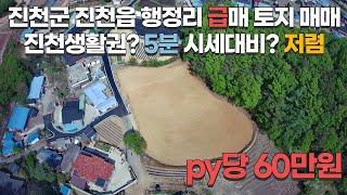 진천군 진천읍 행정리 진천읍 생활권 토지매매 급매토지 시세대비 저렴한 토지 계획관리지역 py당 60만원