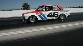 Vintage Datsun BRE 510 Race Car Driven