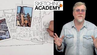 Course on Sketching Academy: Polaroid Pictures