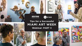 Tips For A Successful Miami Art Week - Webinar 2 | Redwood Art Group